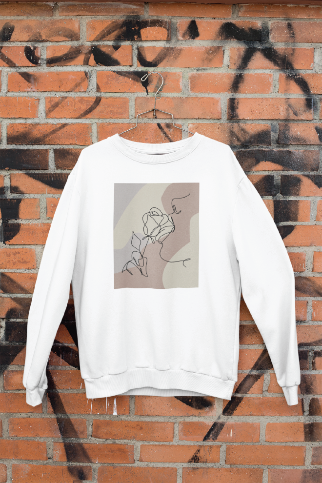 Line Portrait Crewneck Sweatshirt