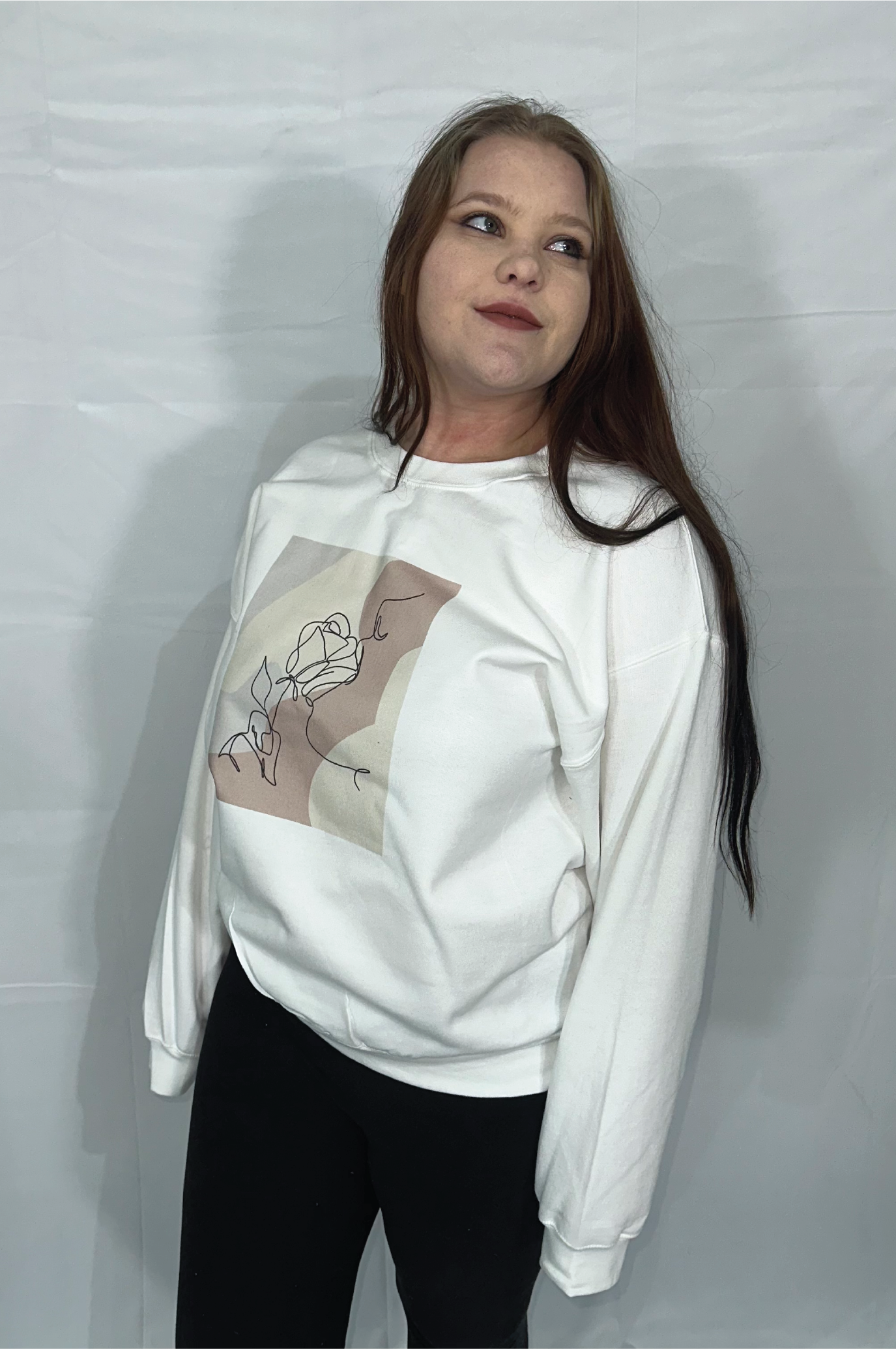 Line Portrait Crewneck Sweatshirt